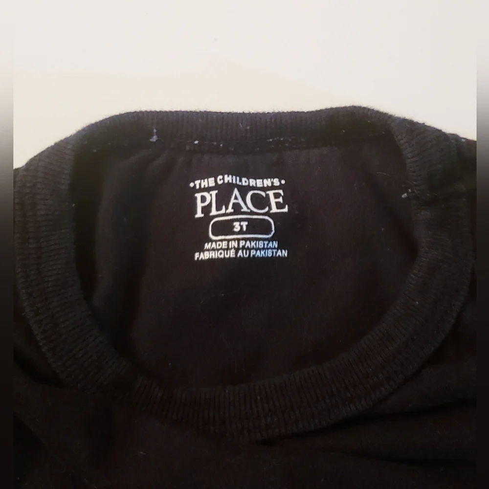 The Children's Place Black Short Sleeve Tee